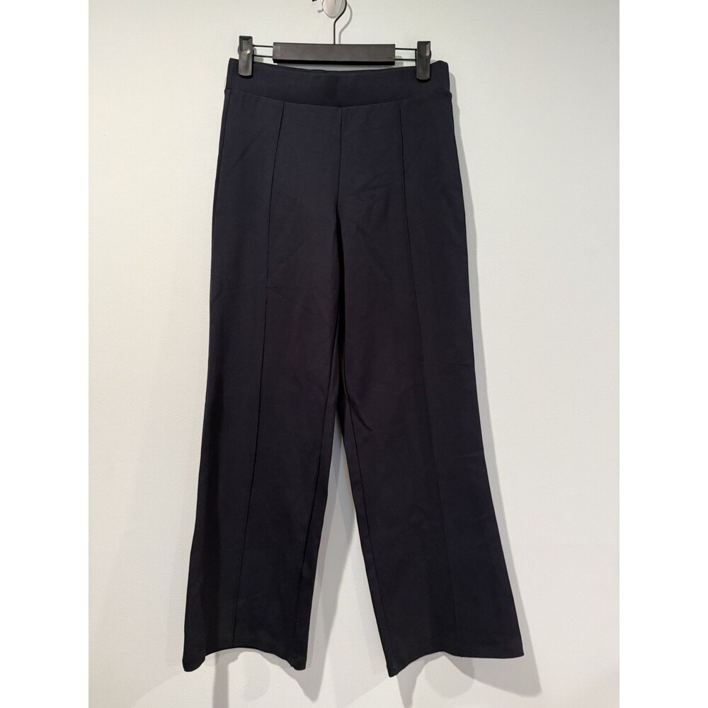 Old Navy Stevie Straight Leg Pants Womens Small Navy Elastic Minimal Travel Work
